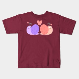 Cute Snail Kids T-Shirt